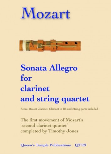 Sonata Allegro for clarinet & string quartet
