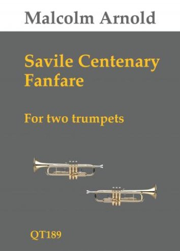 Savile Centenary Fanfare For Two Trumpets