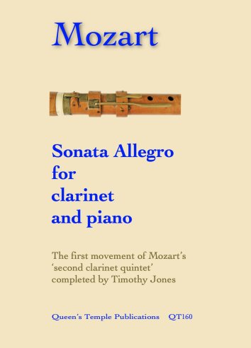 Sonata Allegro for clarinet & piano